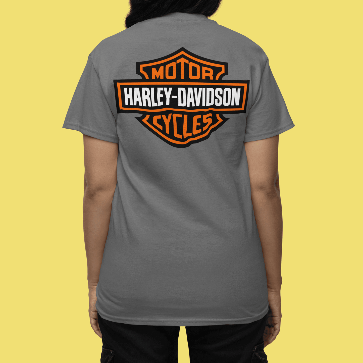 Harley Logo design short sleeve Tee - Artwear Prints LLC