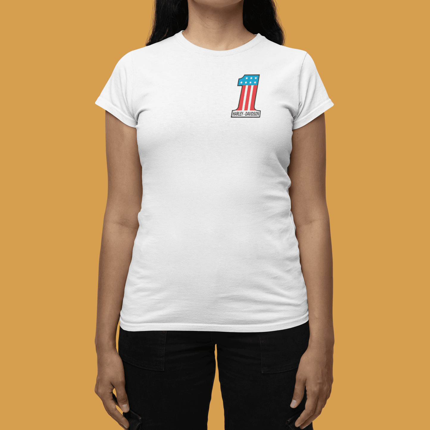 Harley Logo design short sleeve Tee - Artwear Prints LLC