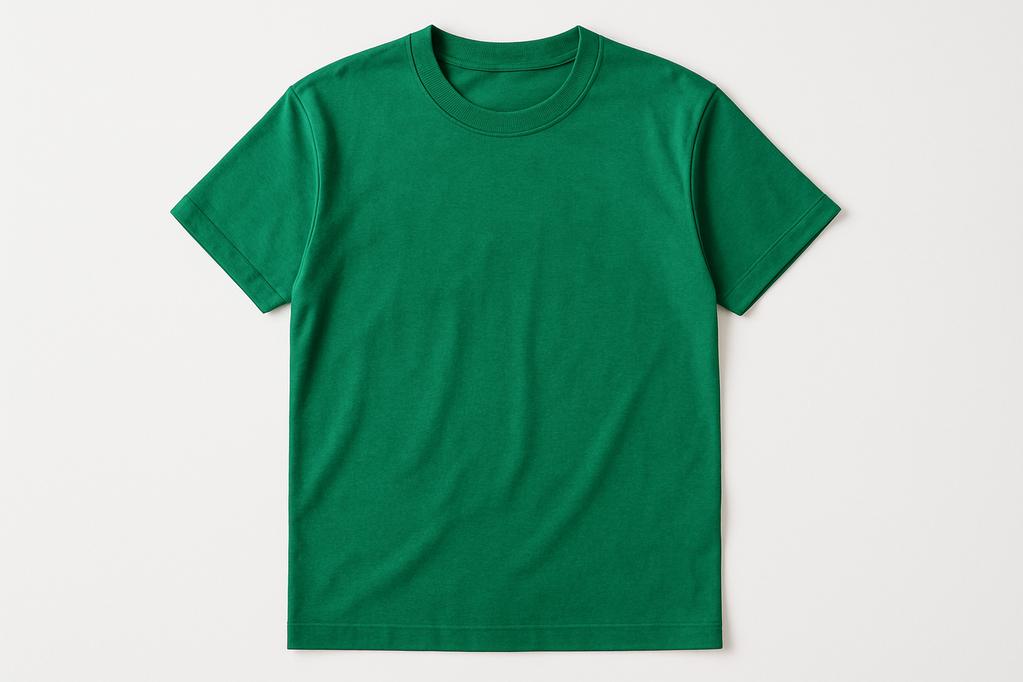 green t-shirt