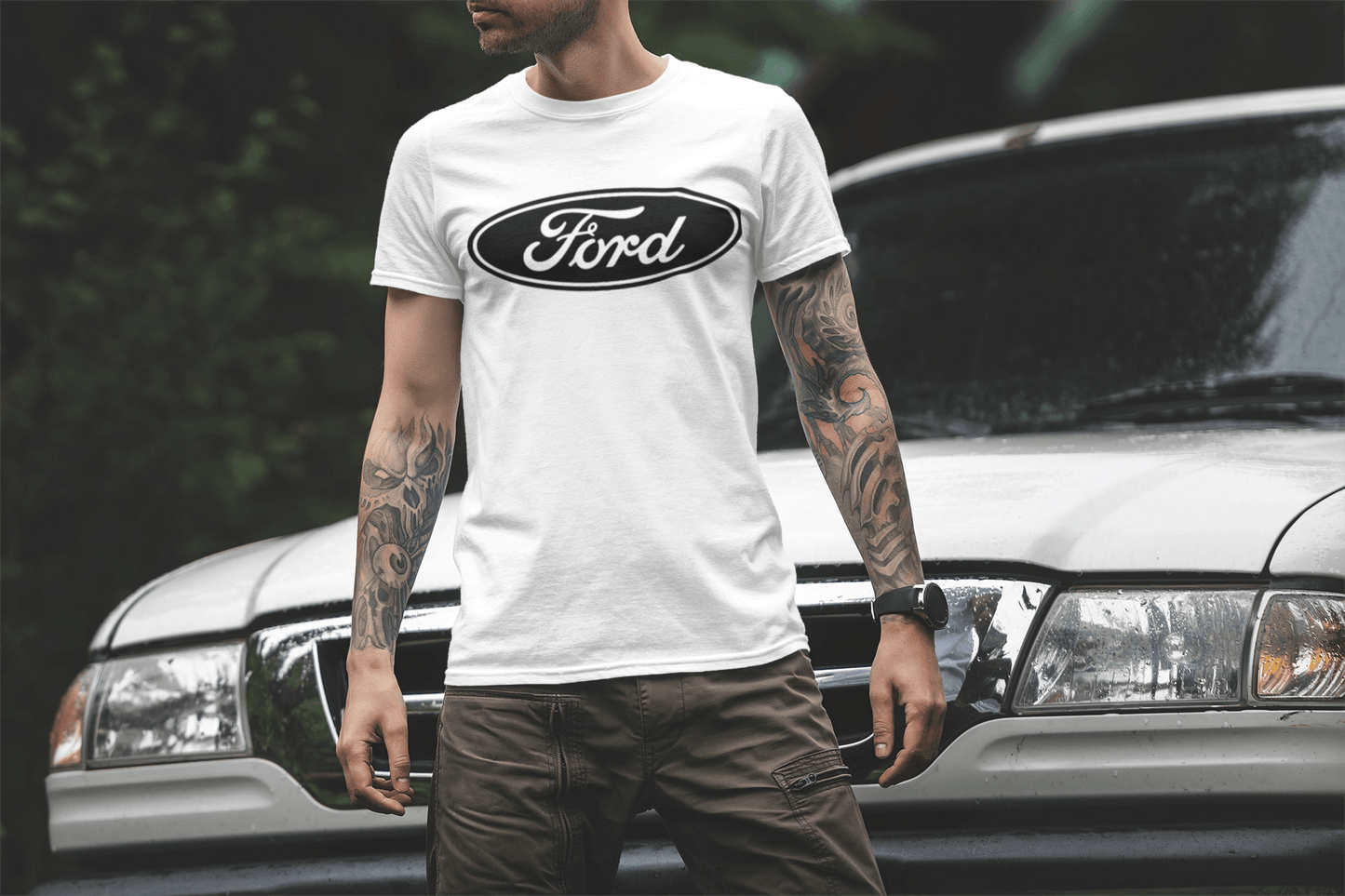 Ford logo T-shirt - Artwear Prints LLC