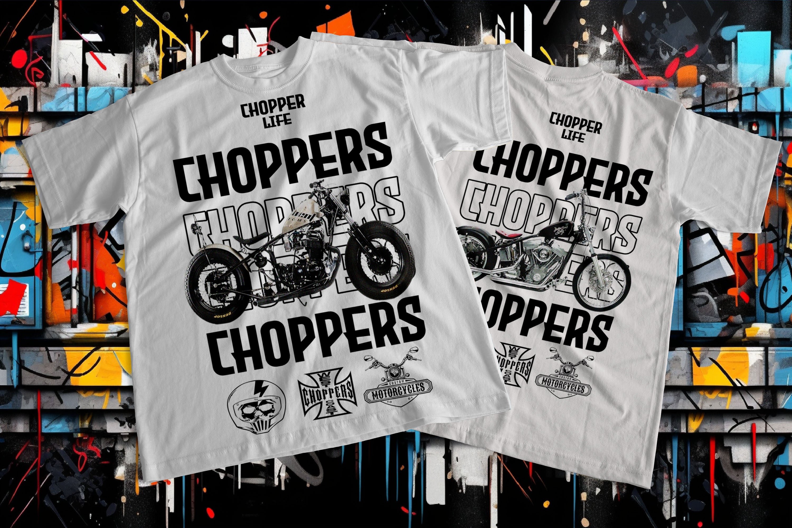 Choppers - Biker Life Motorcycle T-Shirt