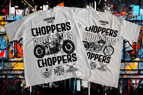 Choppers - Biker Life Motorcycle T-Shirt