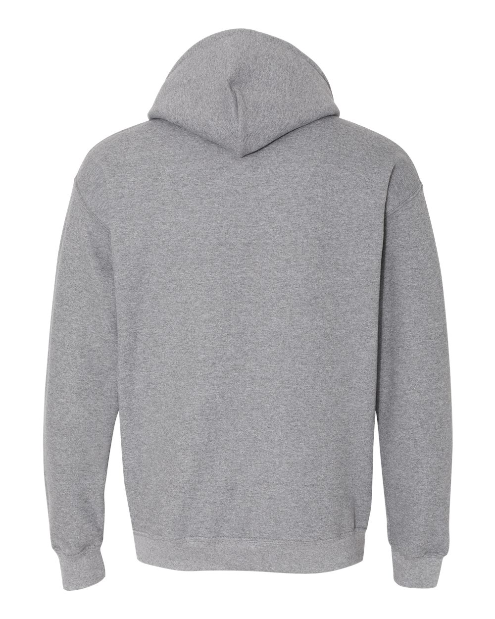 Gray hoodie on a white background