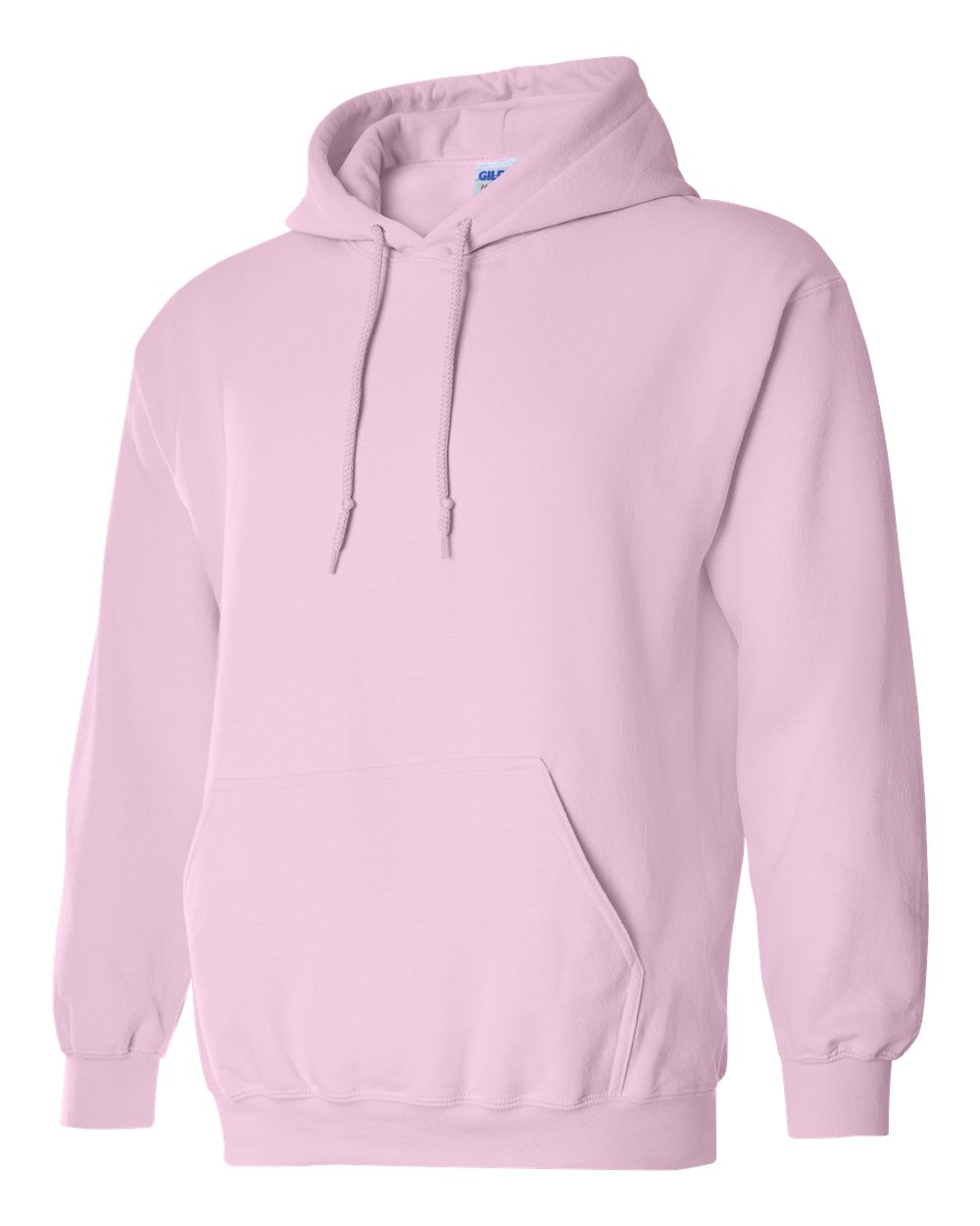 Pink hoodie on a white background