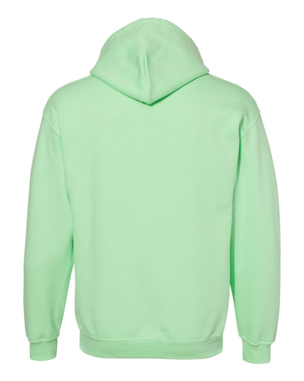 Light green hoodie on a white background