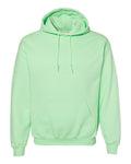 Light green hoodie on a white background