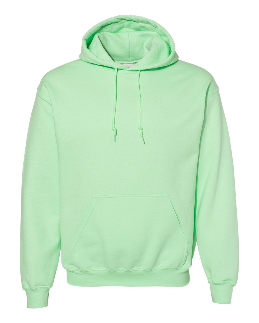 Light green hoodie on a white background