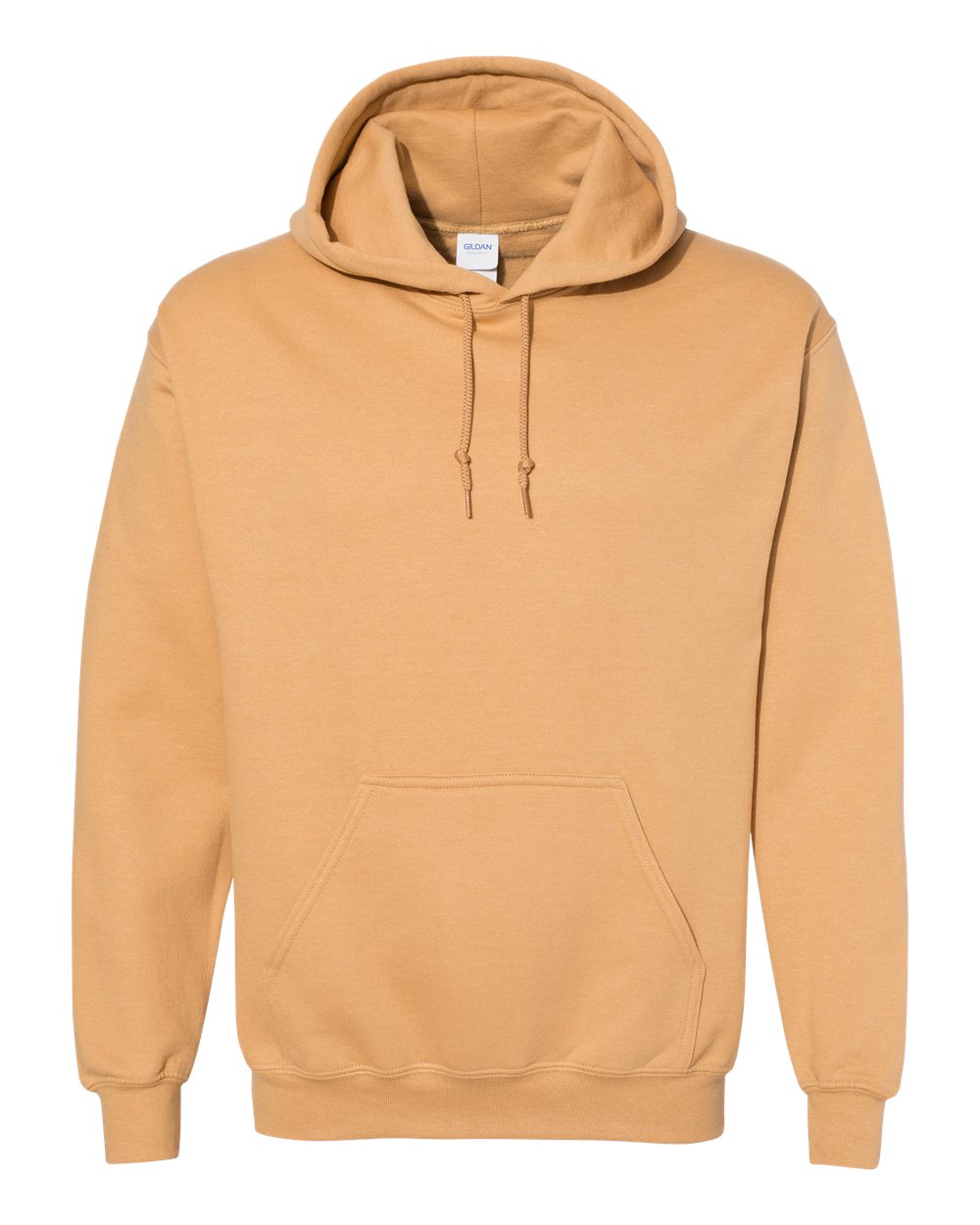 Beige hoodie on a white background