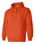 Orange hoodie on a white background