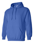 Blue hoodie on a white background