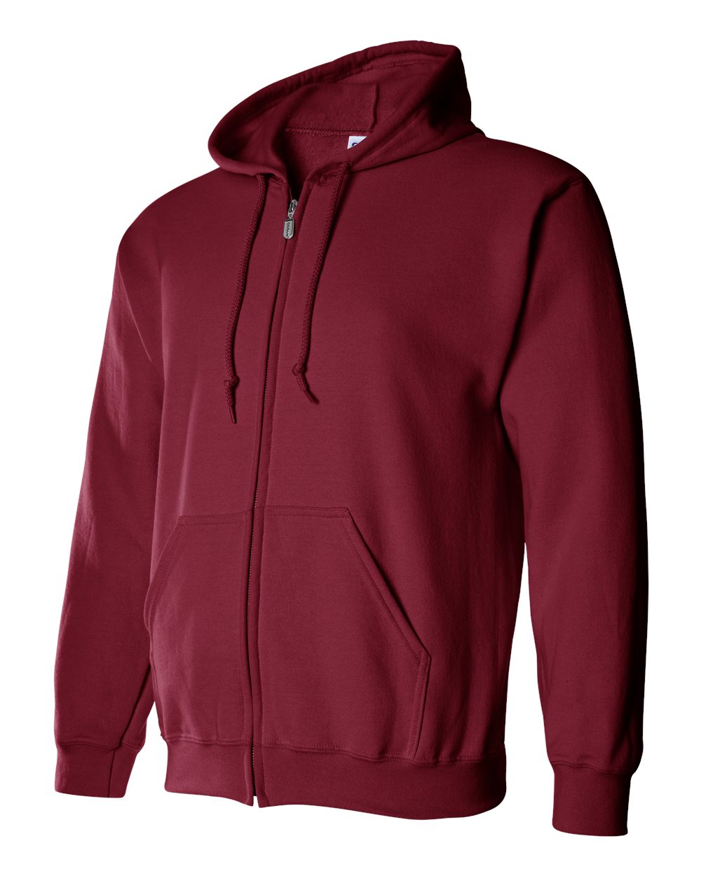 Premium Full-Zip Hoodie - Cardinal Red