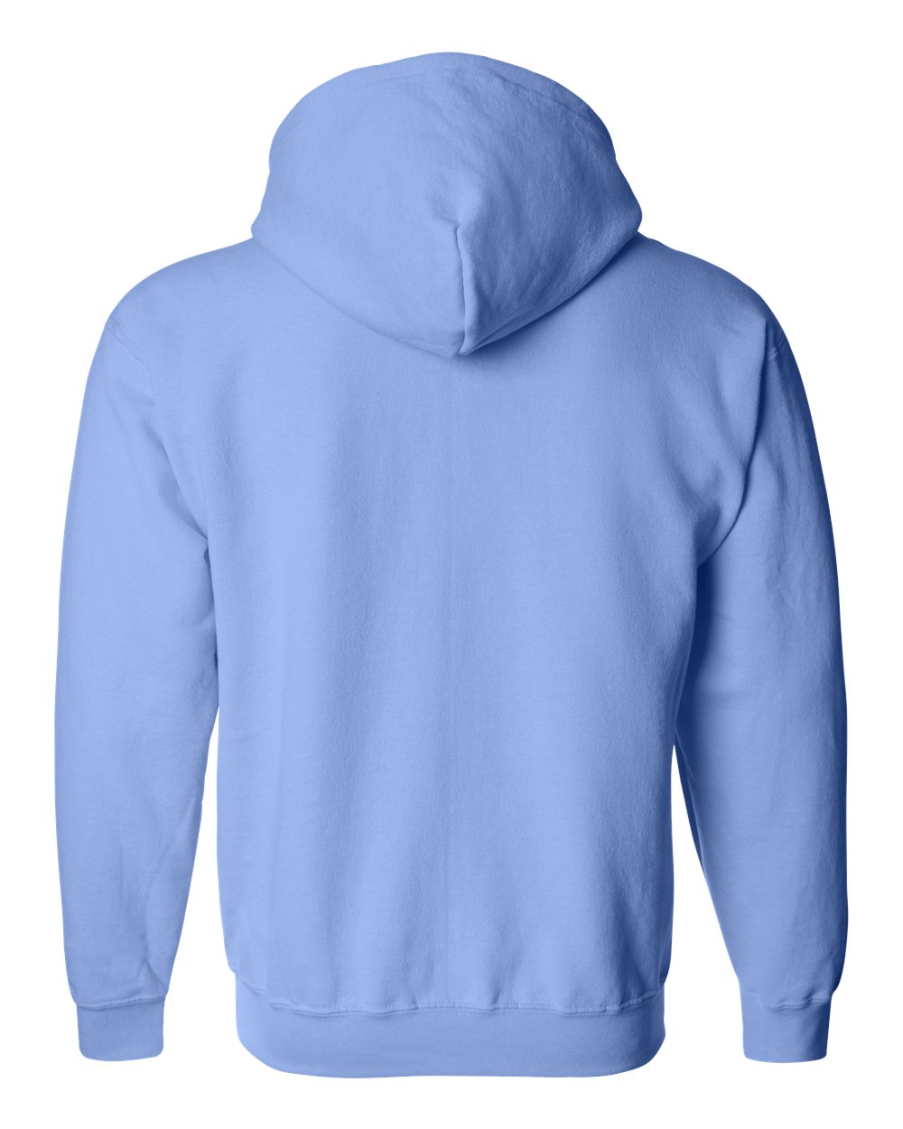 Carolina blue hoodie on a white background