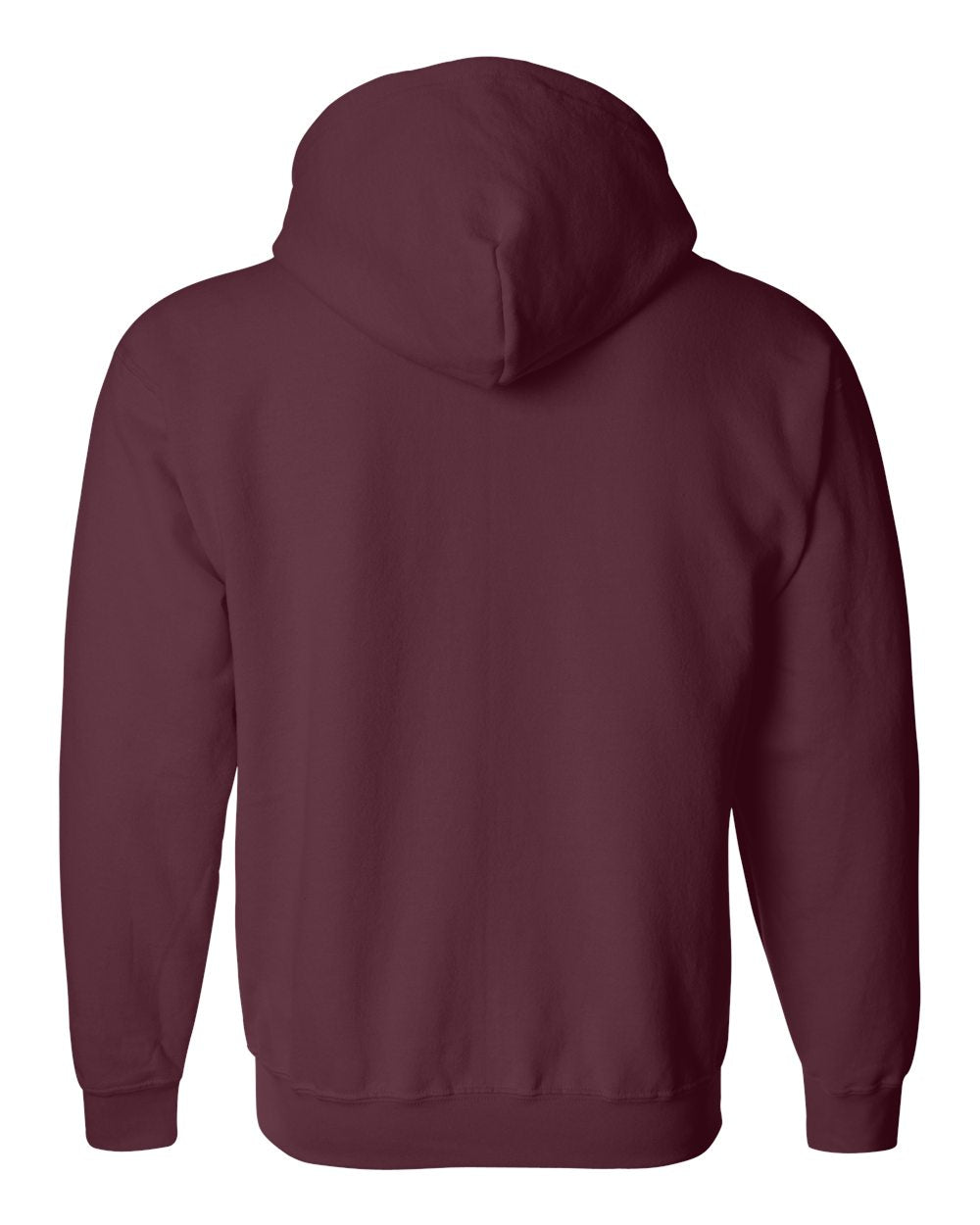 Maroon hoodie on a white background