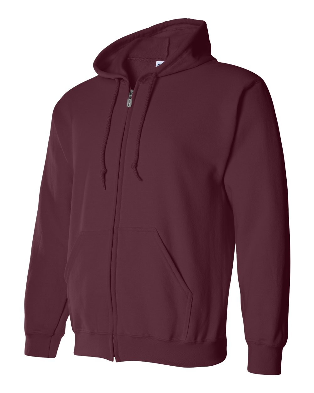 Maroon hoodie on a white background