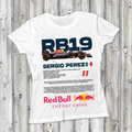 Sergio Perez Red Bull Racing RB19 T-Shirt white gildan 5000