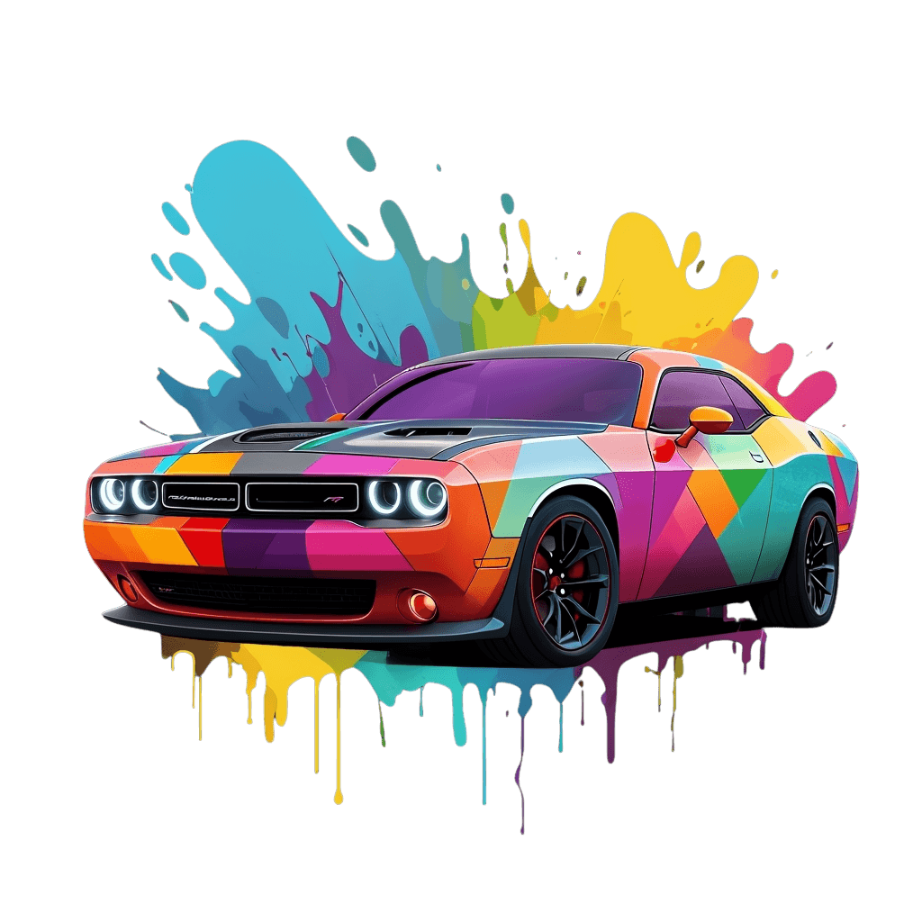 Dodge Challenger Graphic - Artwear Prints LLC