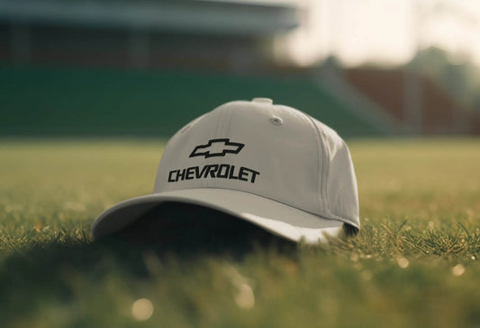 Baseball cap with logo of chevrolet - Artwear Prints LLC