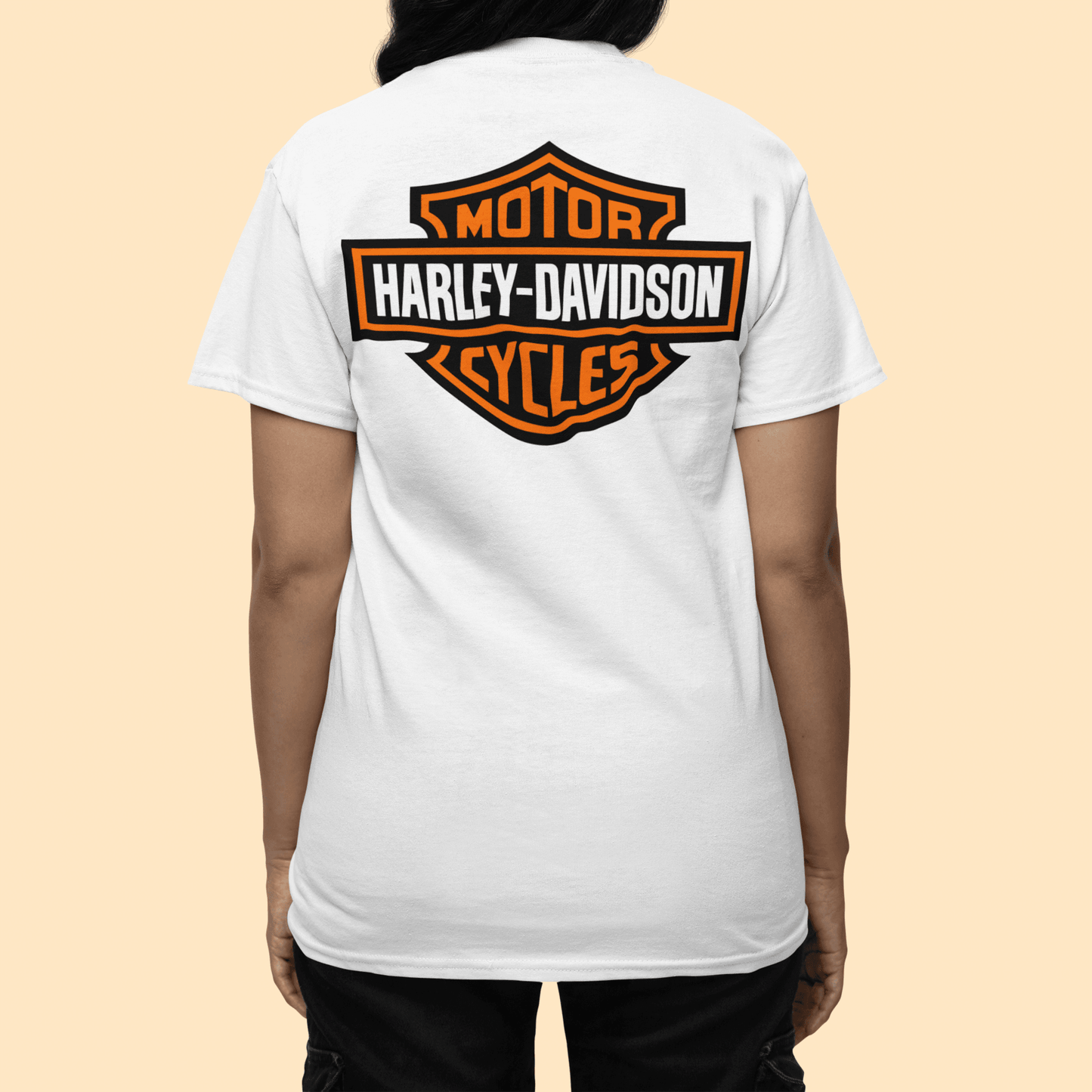 Harley Logo design short sleeve Tee - Artwear Prints LLC