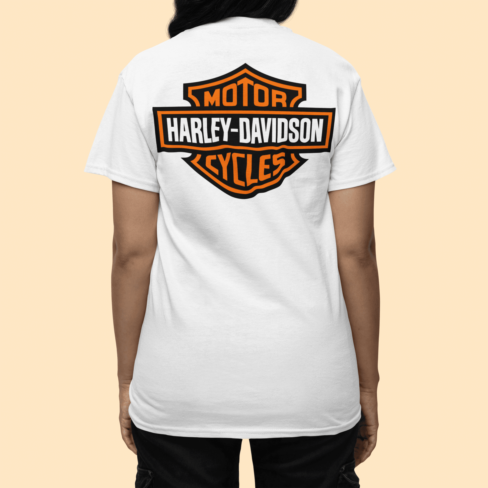 Harley Logo design short sleeve Tee - Artwear Prints LLC