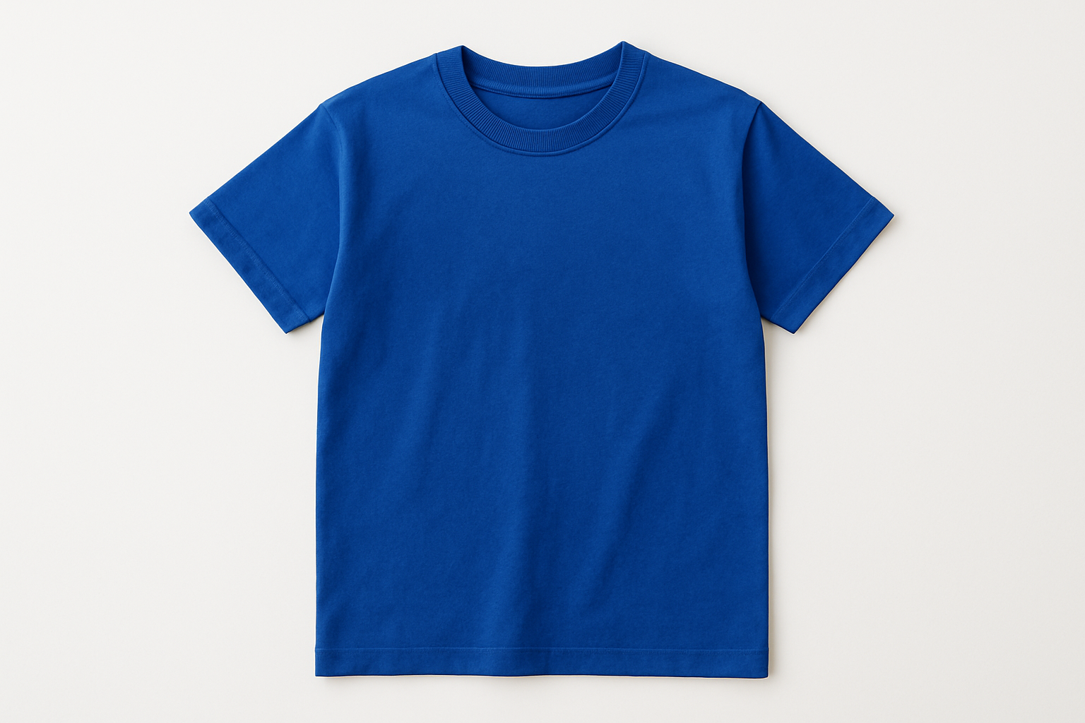 blue t-shirt
