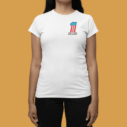 Harley Logo design short sleeve Tee - Artwear Prints LLC