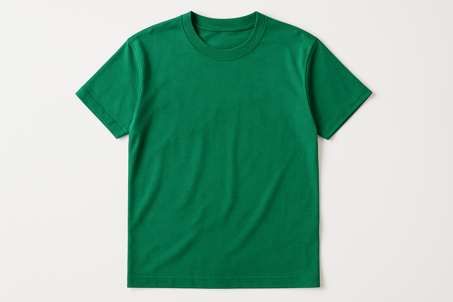 green t-shirt