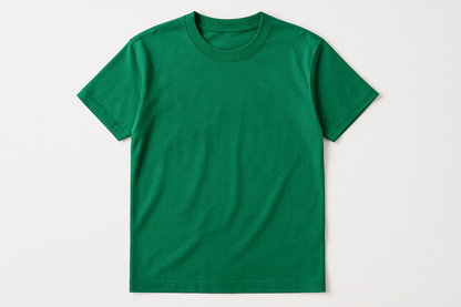 green t-shirt