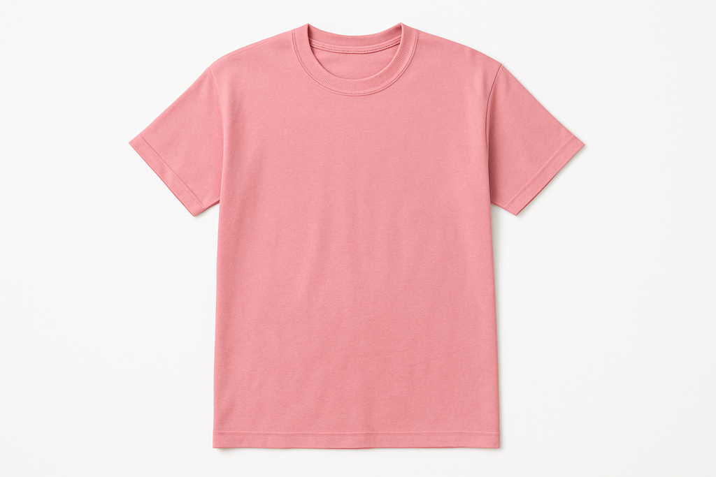 light crunch berry colored plain t-shirt