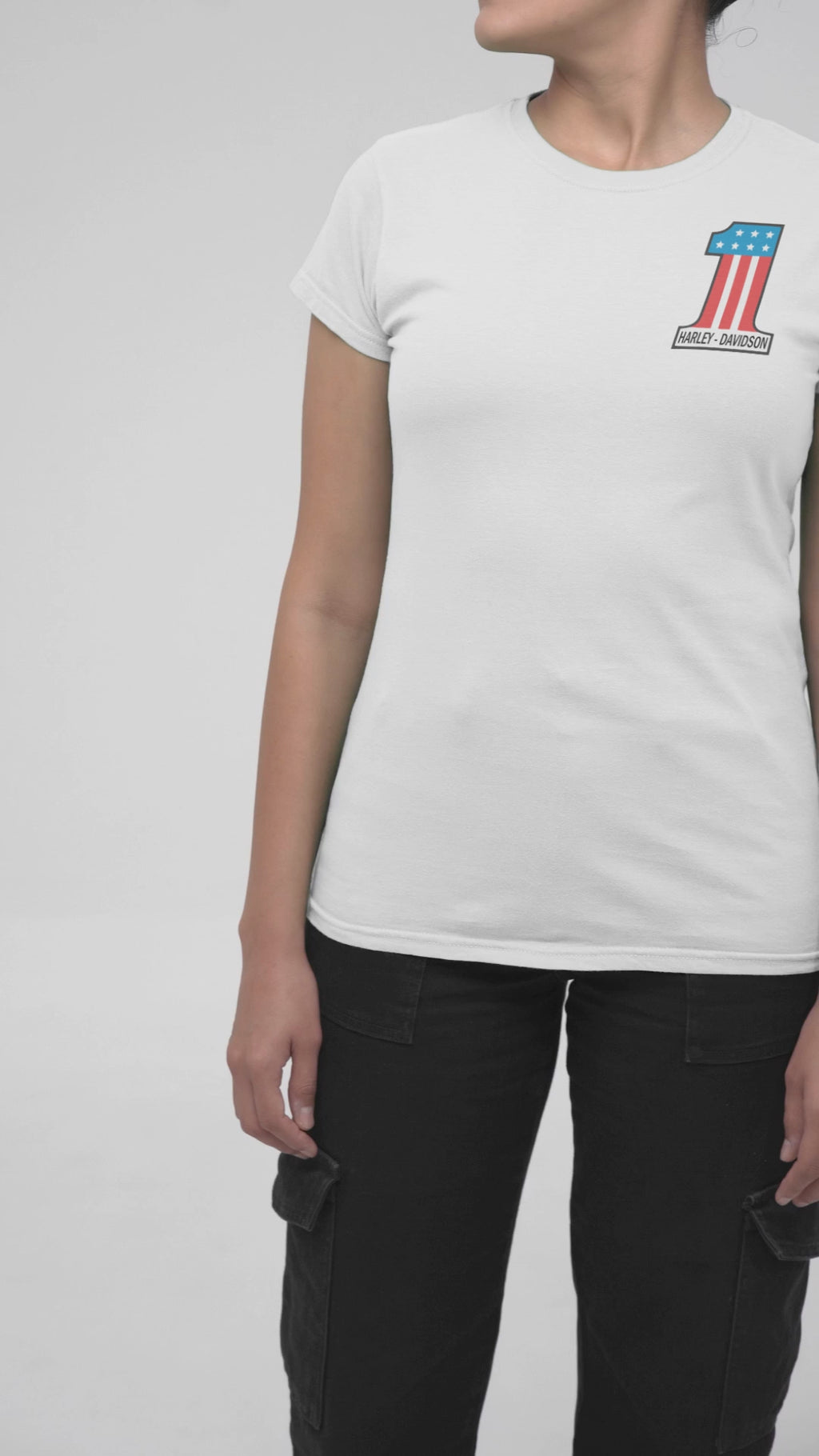 Motorcycle Enthusiast Harley-Davidson Logo T-Shirt