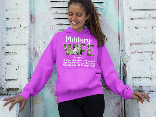 Military Wife Hoodie