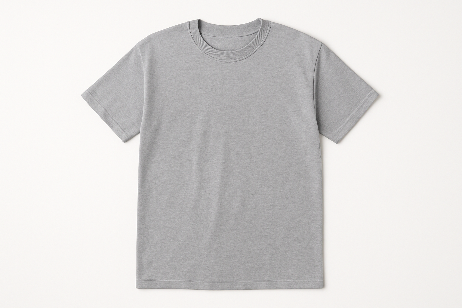sport gray colored plain t-shirt