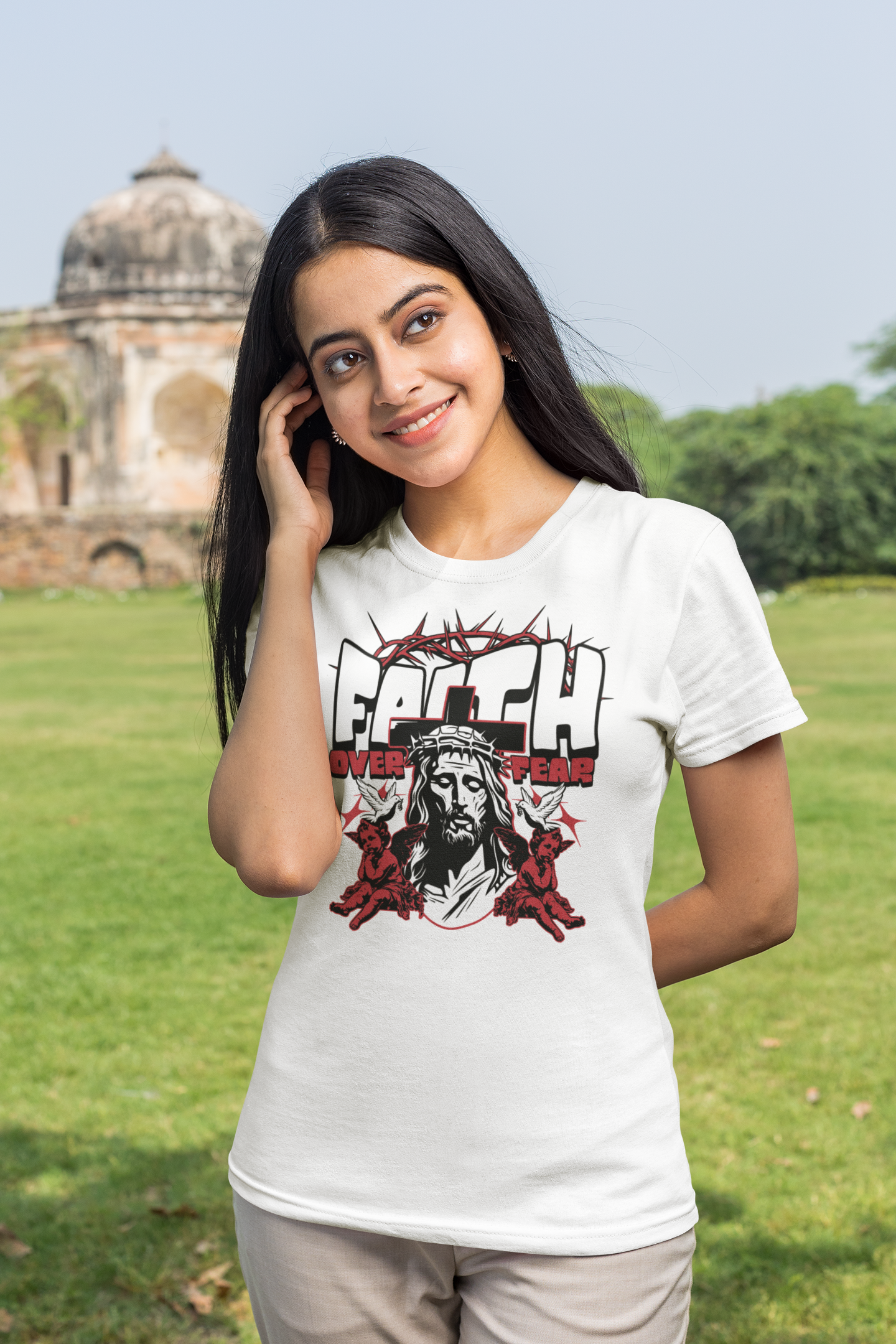 Faith over Fear Graphic T-shirt