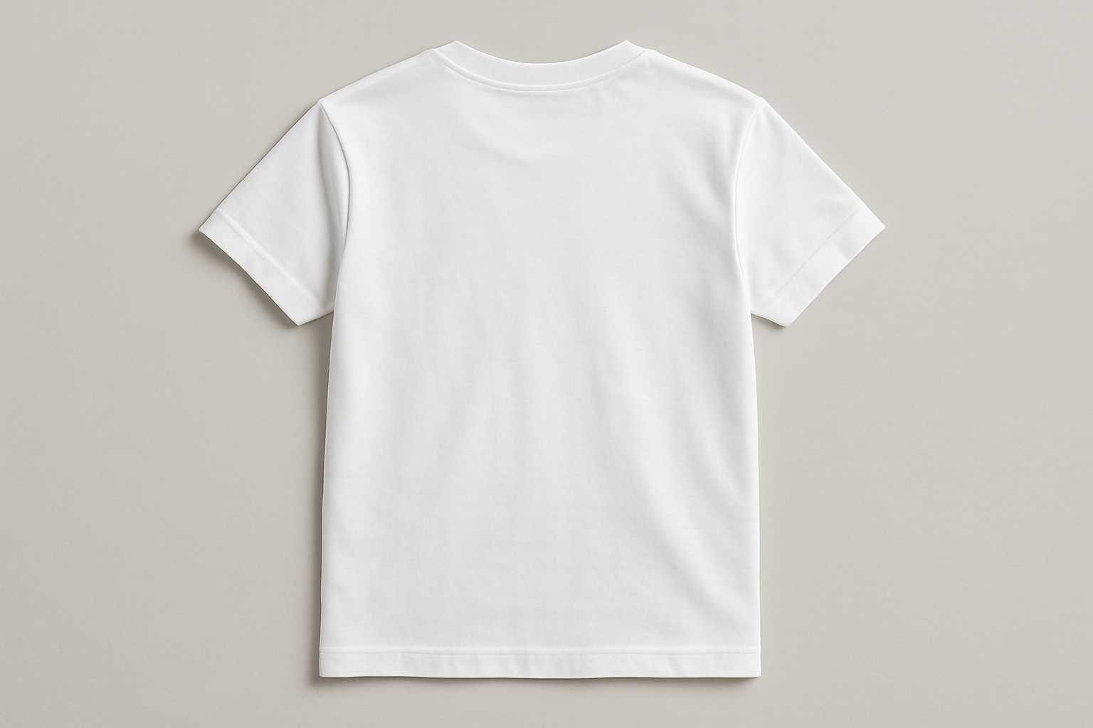 white t-shirt back side