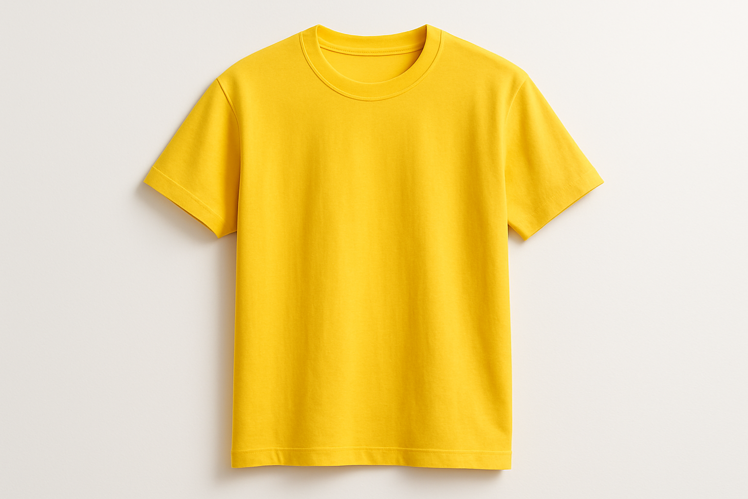yellow t-shirt